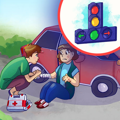 Оказание первой помощи при ДТП
